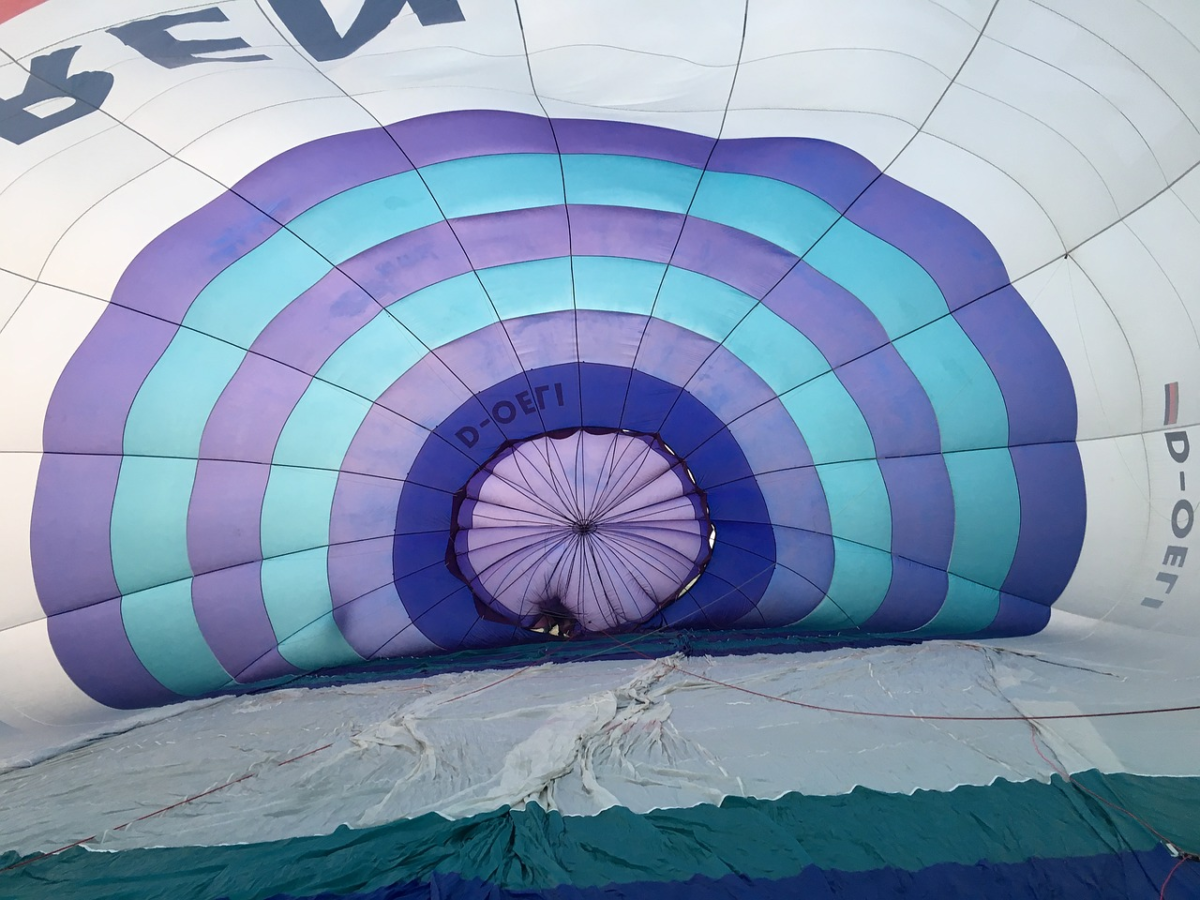 Les &eacute;tapes pour un vol en montgolfi&egrave;re